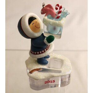 Hallmark Keepsake 2015 Frosty Friends Ornament 36th Collectors Series Eskimo Ice